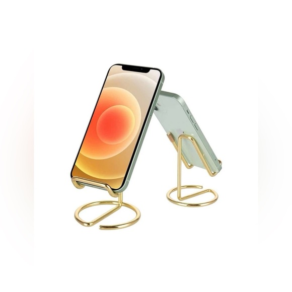 Other - Desktop Cell Phone Holder, Gold, NIP